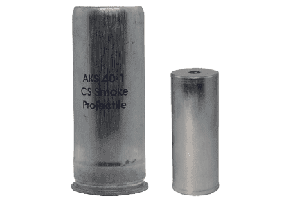  CS cartridge Short Range Single Projectile - 40 mm 