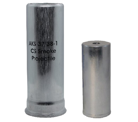 38 mm tear gas shell - single projectile  
